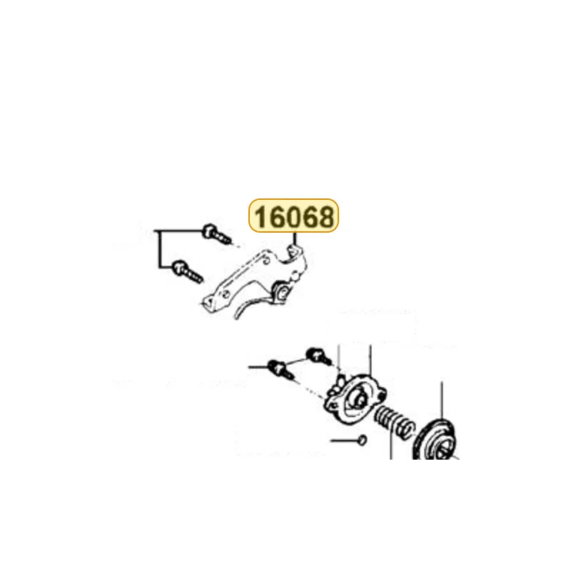 16068-LEC8-E00 PLATE WIRE FIXED COMP — diagram cutout