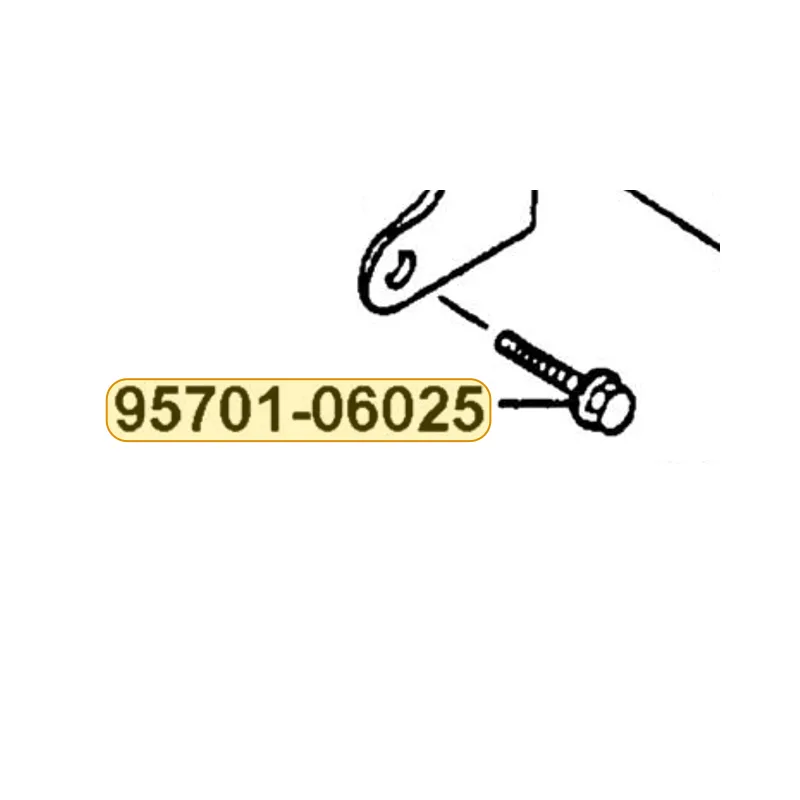 95701-06025-02 BOLT FLANGE 6*25 — diagram cutout