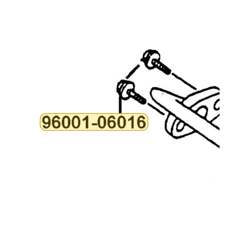 96001-06016-02 BOLT FLANGE SH 6*16 — diagram cutout