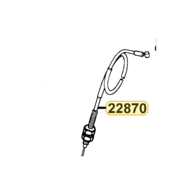 22870-LEC8-E00 CABLE COMP CLUTCH — diagram cutout