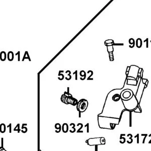 53192-KKAK-900 BOLT WIRE ADJUST — diagram cutout