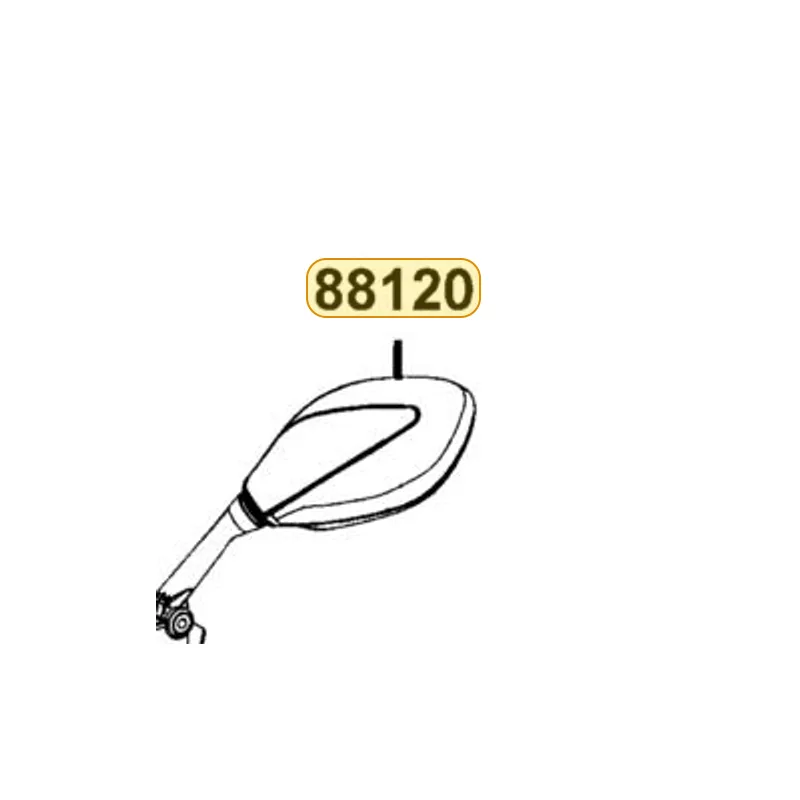 88120-LEC8-E01-NEP MIRROR ASSY L BACK — diagram cutout