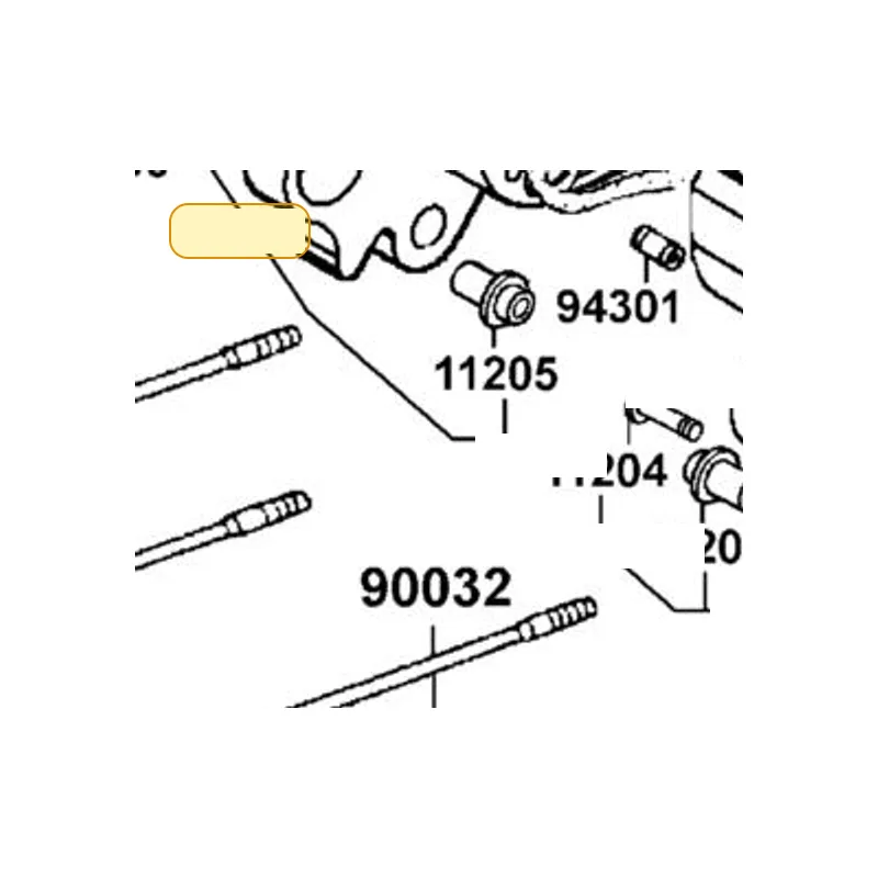 11102-1G87-00A RUB BUSH ENG HANGER — diagram cutout