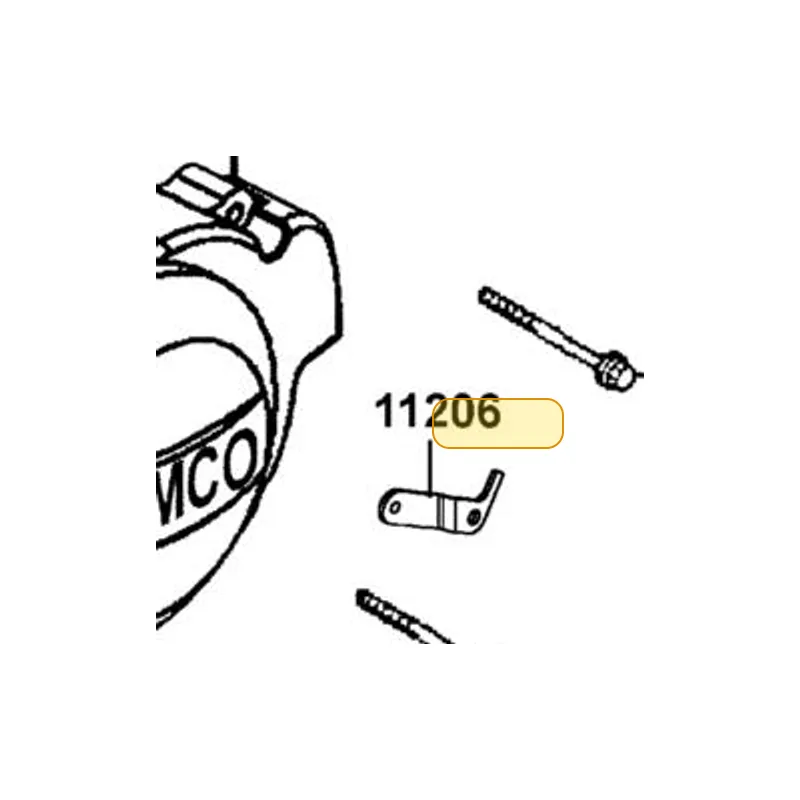 11206-LBC9-900 STAY A RR FENDER — diagram cutout