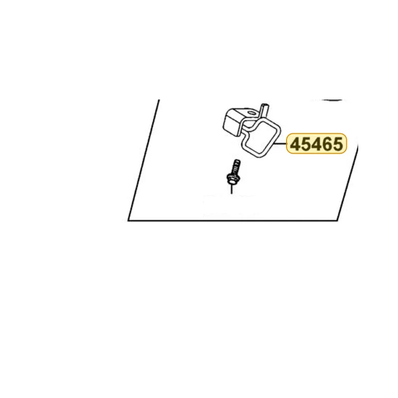 45465-LEC8-E00 CLAMPER FR BRAKE HOSE — diagram cutout