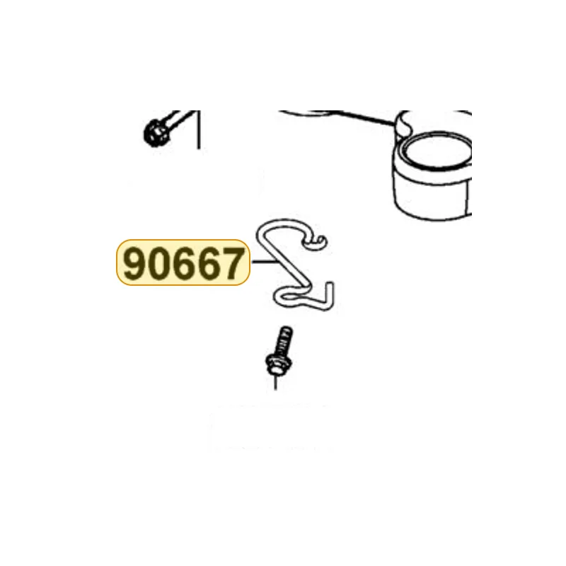 90667-LEC8-E00 GUIDE BRAKE HOSE — diagram cutout