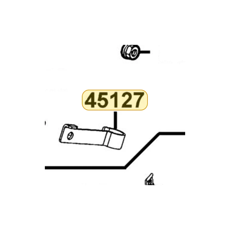 45127-LEC8-E00 CLAMPER BRK HOSE — diagram cutout