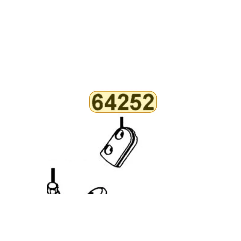 64252-LEC8-E00 RUBBER MIRROR L BACK — diagram cutout