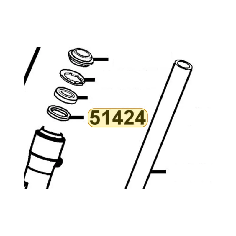 51424-KKAK-900 SPACER — diagram cutout