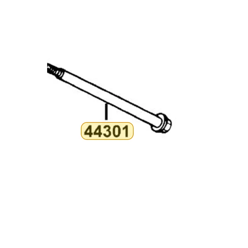 44301-LEC8-E00 AXLE FR WHEEL 12X245 — diagram cutout