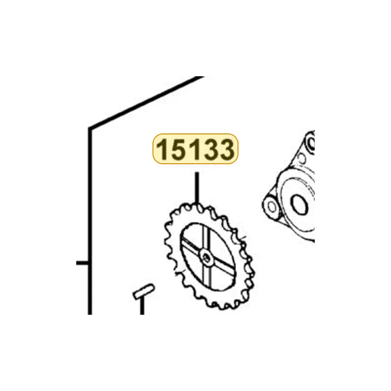 15133-LDC5-900 GEAR OIL PUMP DRIVEN — diagram cutout