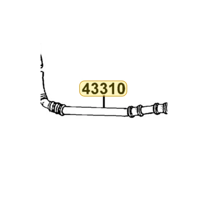 43310-LEC8-E00 HOSE RR BRAKE — diagram cutout