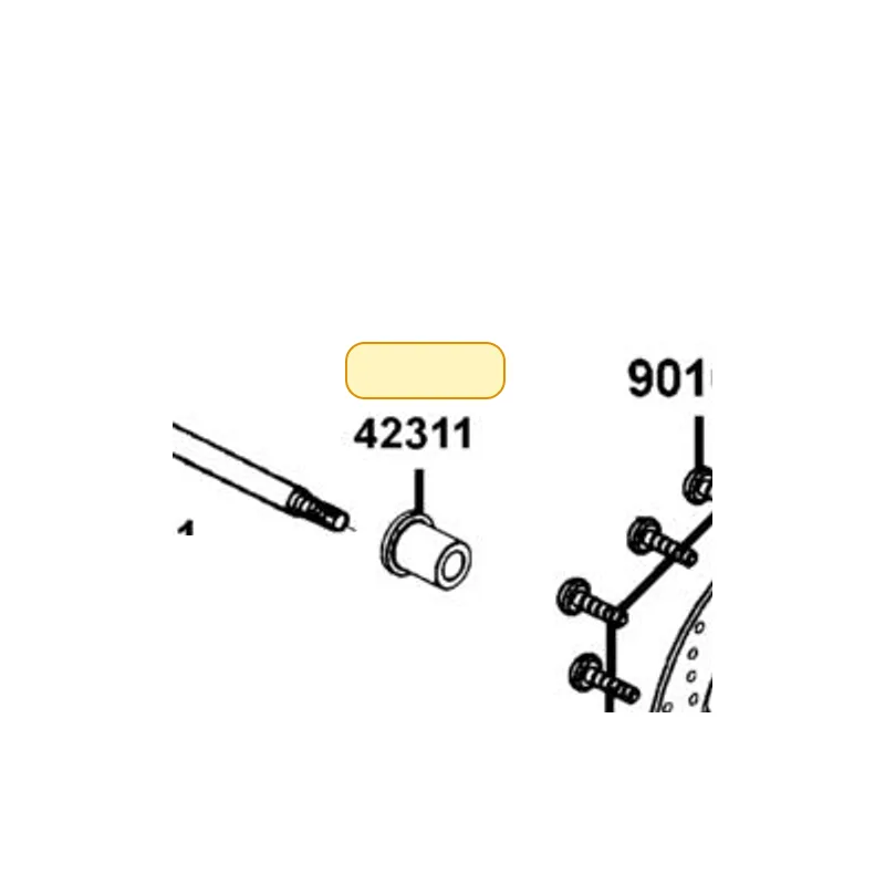 42311-LEC8-E00 COLLAR RR BRAKE PANEL — diagram cutout