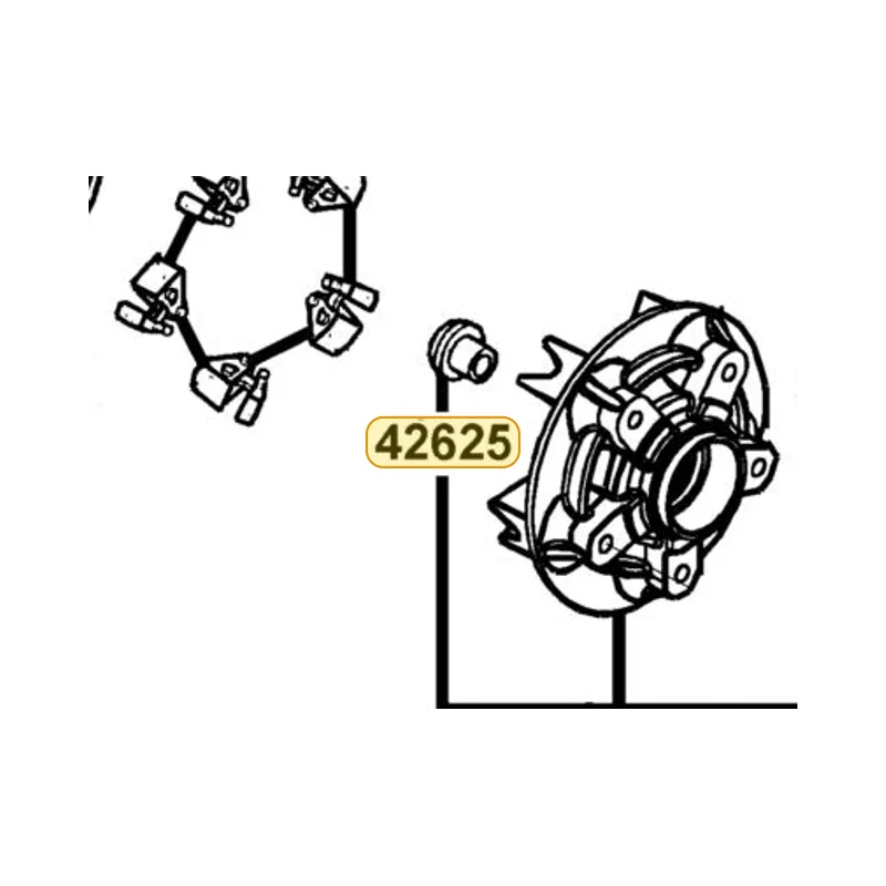 42625-KED9-900 COLLAR B RR AXLE DIST — diagram cutout