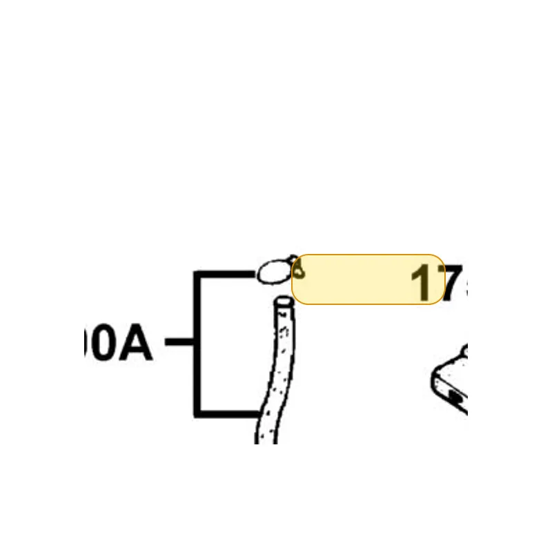 17512-GKS9-000 RUBBER TANK FR — diagram cutout