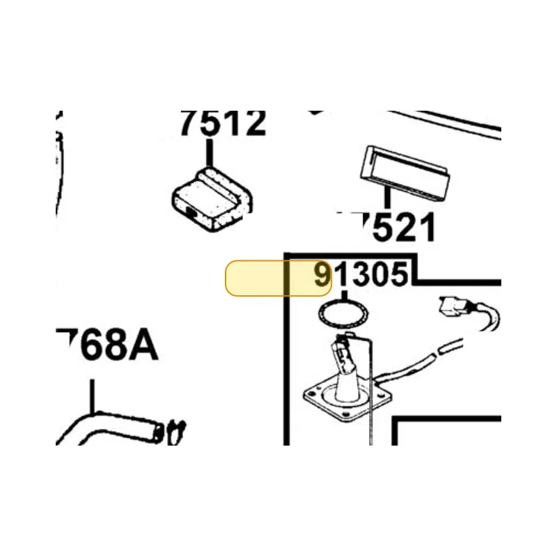 91305-MGC7-001 O-RING 39.5X5 — diagram cutout