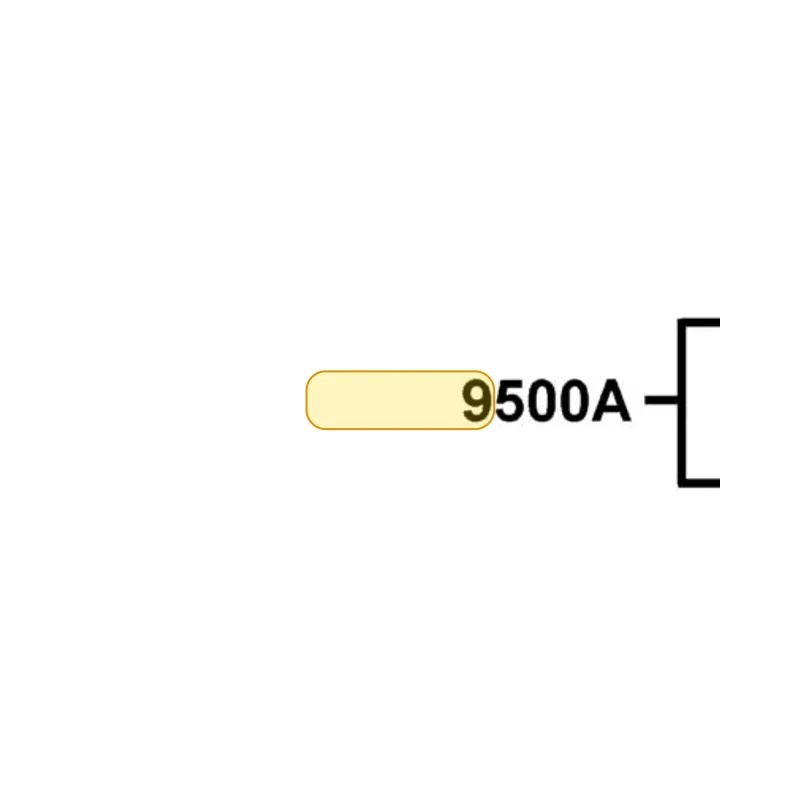 9500A-KKA8-900 TUBE ASSY FUEL — diagram cutout