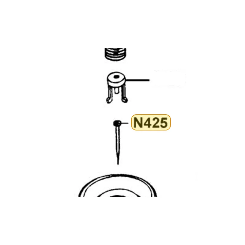 N425-9RB00 JET NEEDLE COMP — diagram cutout