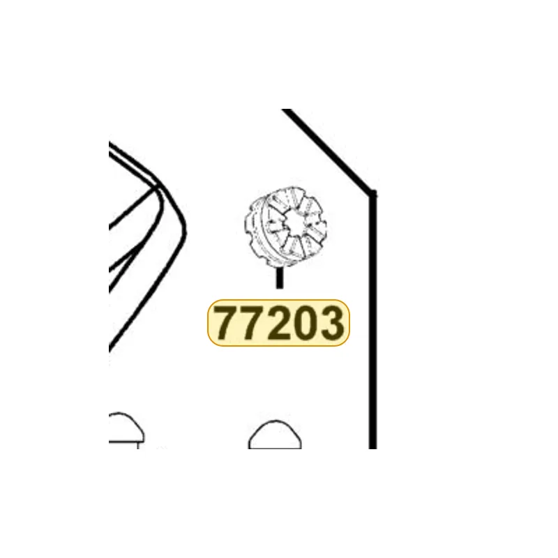 77203-LEC8-E00 RUBBER SEAT CUSH — diagram cutout