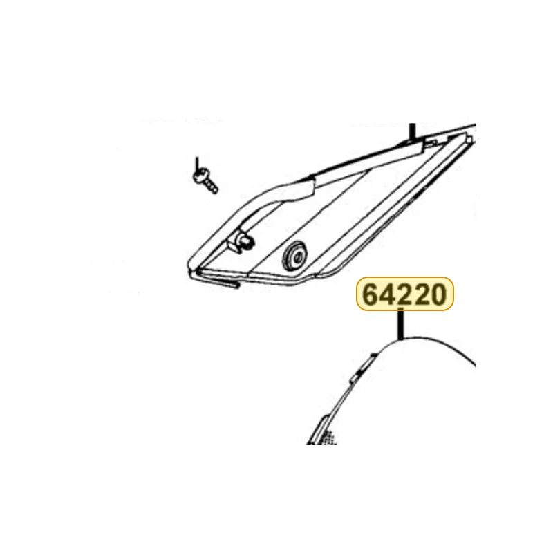 64220-LEC8-E00-L9R WIND SCREEN — diagram cutout