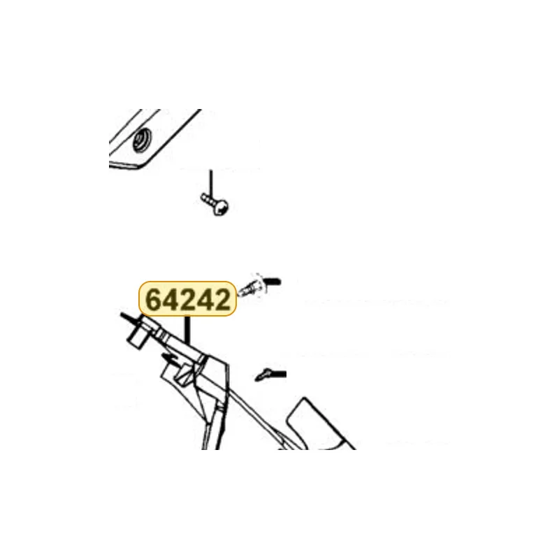 64242-LEC8-E00-N1R COVER L FR COWL SIDE (Black) — diagram cutout
