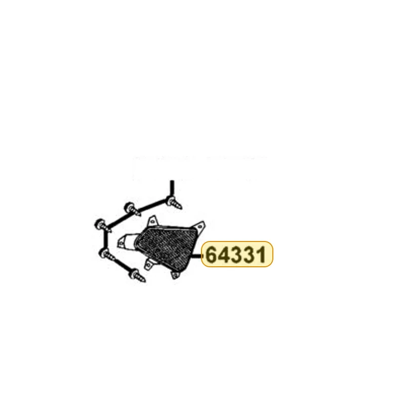 64331-LEC8-E00-M2S GRILLE R COWL — diagram cutout