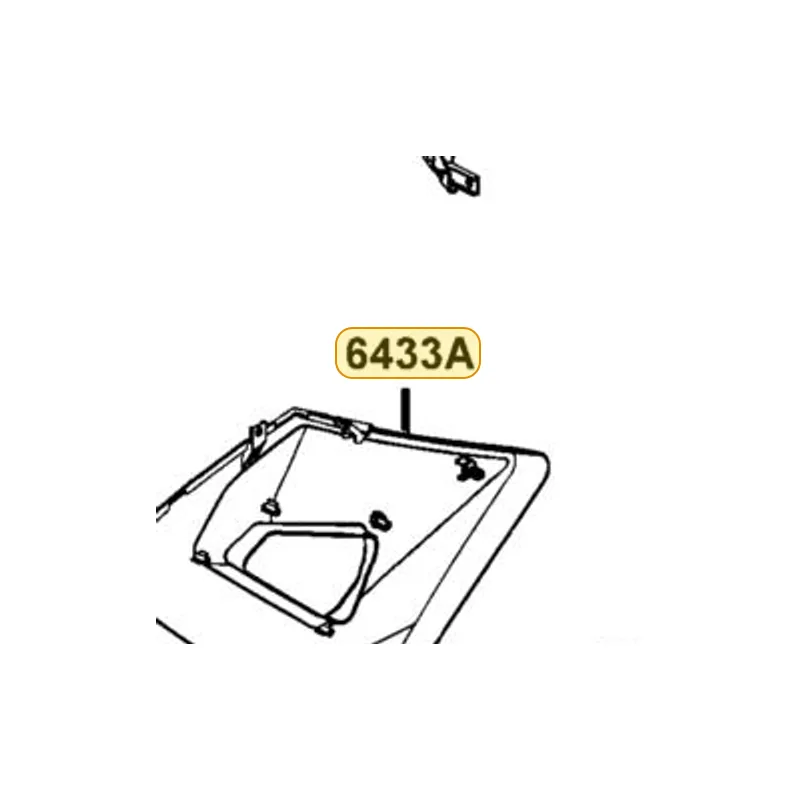 6433A-LEC8-E00-N1P COWL R/H FR LOWER ASSY — diagram cutout