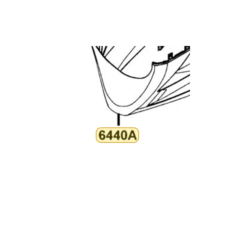 6440A-LEC8-E00-N1P COWL FR UNDER — diagram cutout