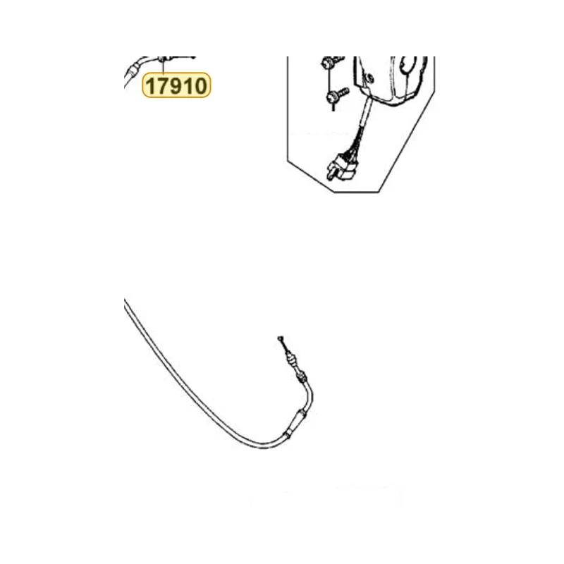 17910-LBC6-810 CABLE COMP THROT — diagram cutout