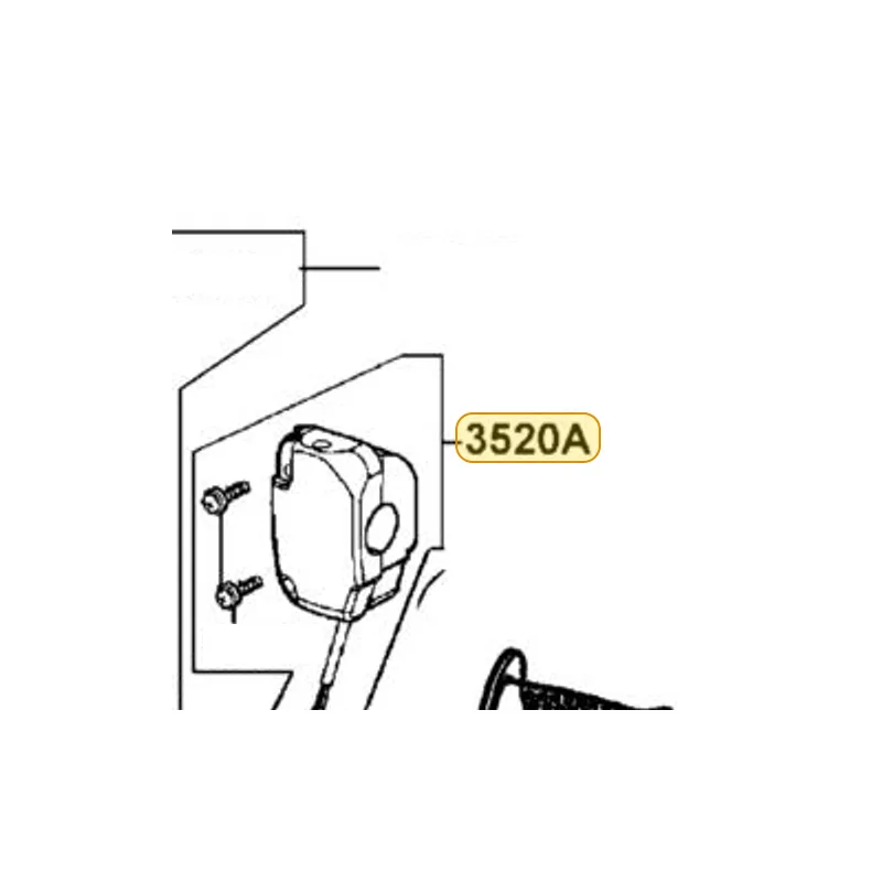 3520A-LBC6-900 SW ASSY LH HANDLE COMP — diagram cutout