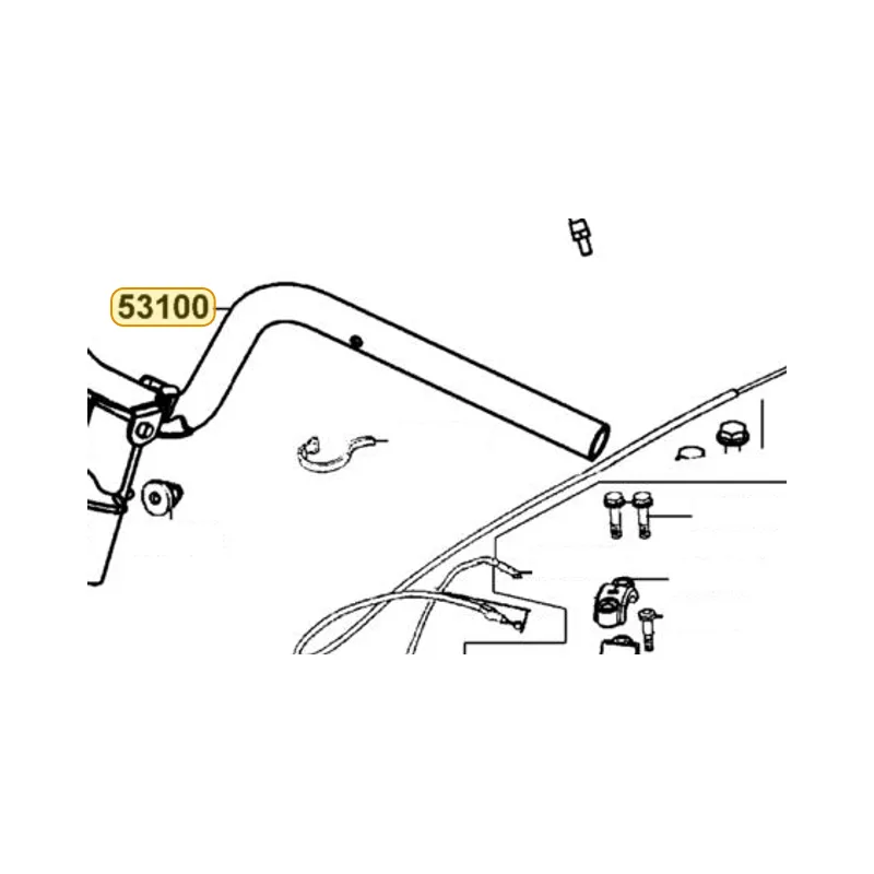 53100-LGE3-M30 HANDLE COMP STEERING — diagram cutout