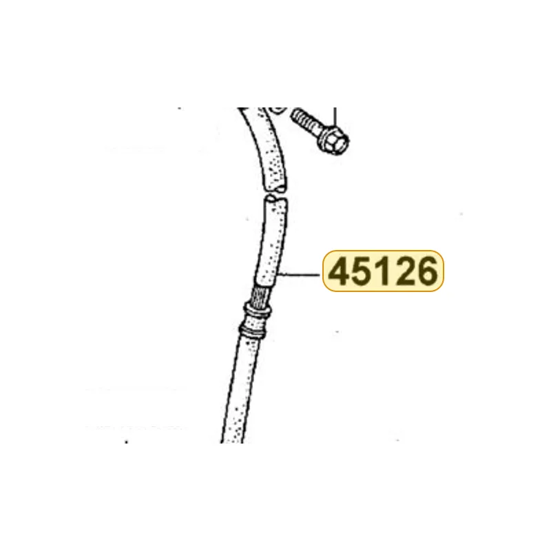 45126-LGF3-E90 HOSE ASSY FR BRK — diagram cutout