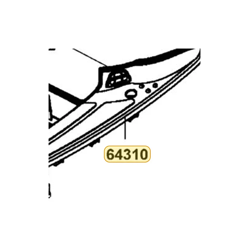 64310-LBC6-900-N1R PANEL FLOOR (Black) — diagram cutout