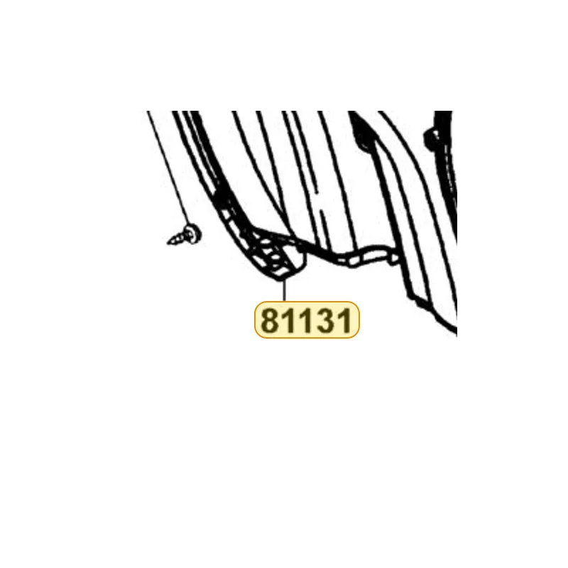 81131-LGE3-900-N1R COVER FR INNER UP (Black) — diagram cutout