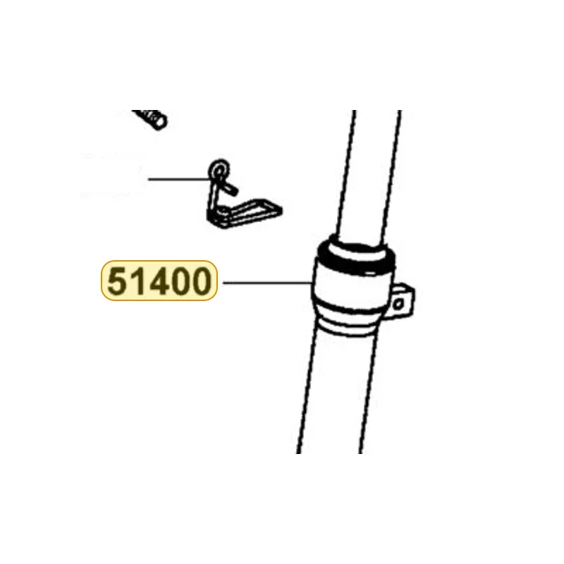 51400-LBC6-900-NJA FORK ASSY R FR (SILVER) (Silver) — diagram cutout
