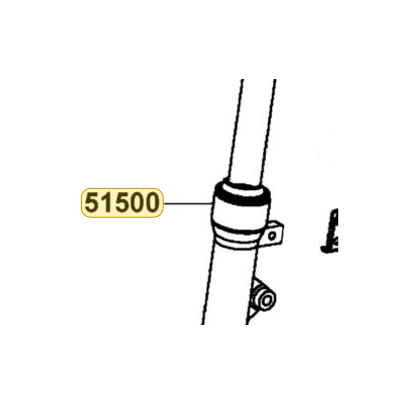 51500-LBC6-900-NJA FORK ASSY FR L (SILVER) (Silver) — diagram cutout