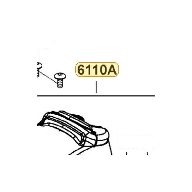 6110A-LGE3-E00-HKP FENDER A FR INNER — diagram cutout