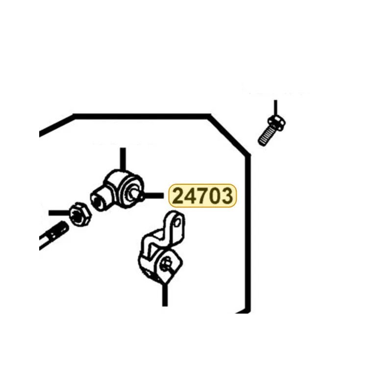24703-KKAK-900 TIE ROD B — diagram cutout