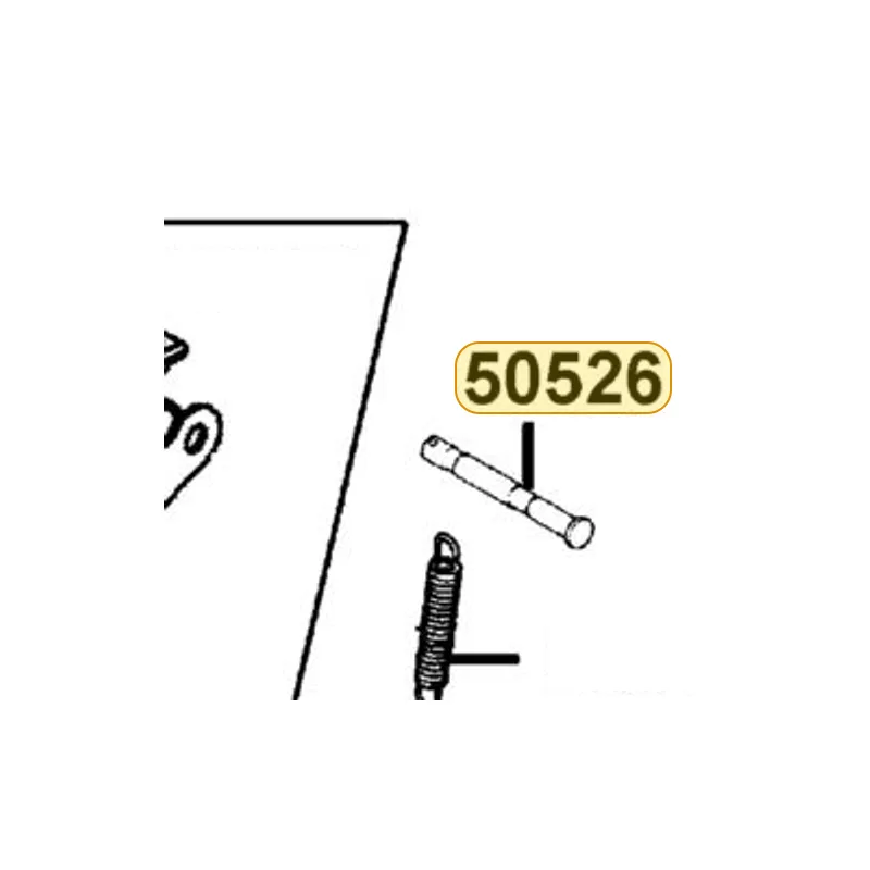 50526-KGM7-921 SHAFT MAIN STAND PIVOT — diagram cutout