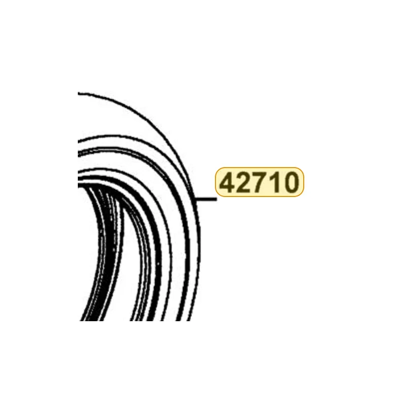 42710-LBC9-900 TIRE ASSY RR (90/90-10 4P TL) /KENDA — diagram cutout