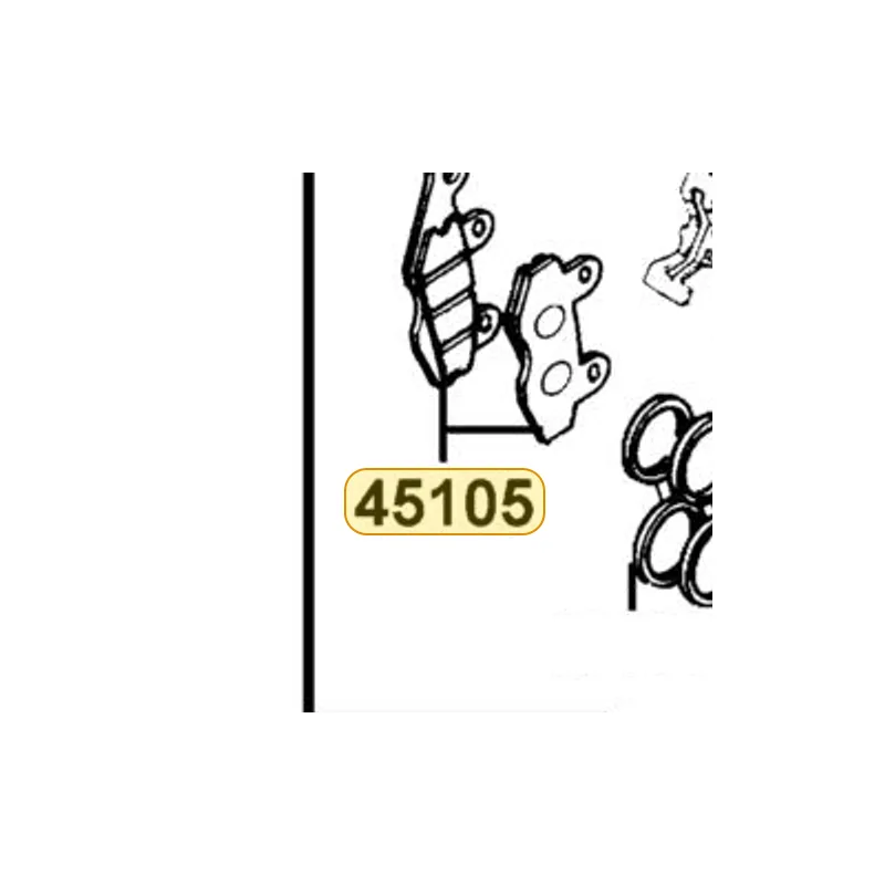 45105-KECE-305 PAD ASSY — diagram cutout
