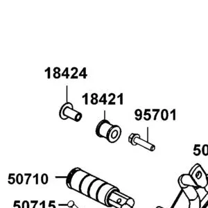 18421-LBE8-900 RUBBER MUFF MOUNT — diagram cutout