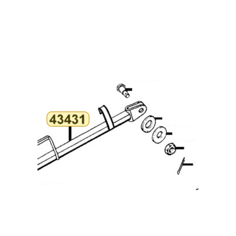 43431-LEC8-E00-HJS ARM COMP RR BRK STPR — diagram cutout
