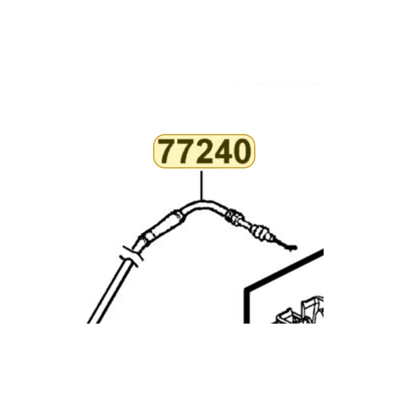 77240-LBC6-900 CABLE COMP SEAT LOCK — diagram cutout