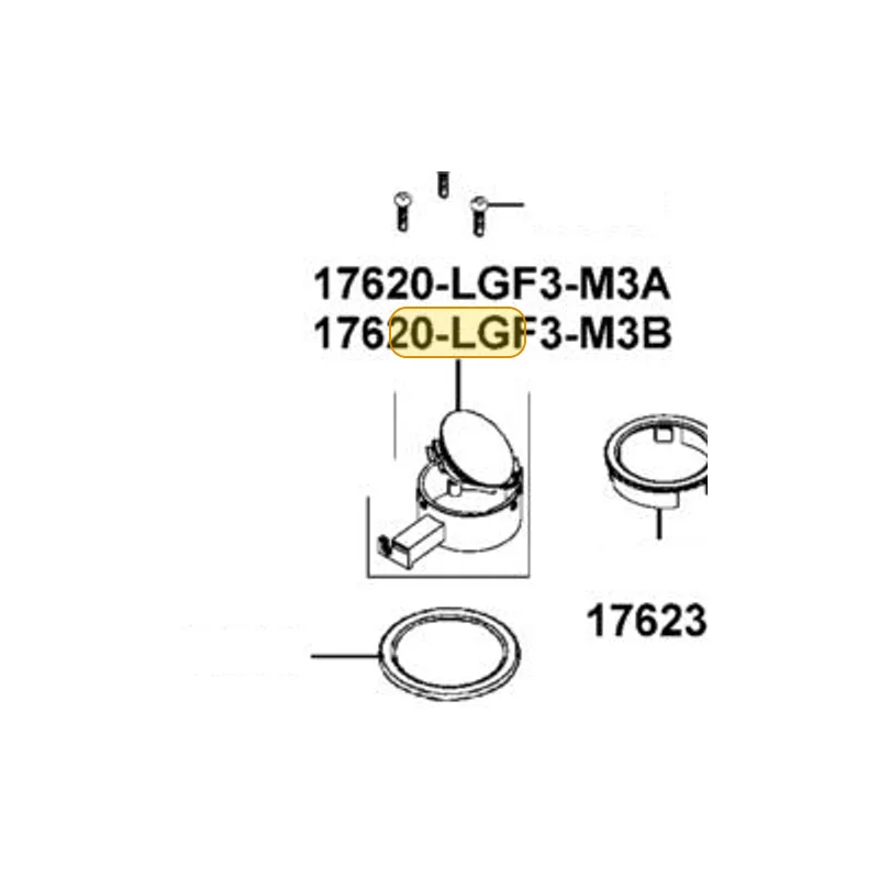 17620-LGF3-M3B CAP COMP FUEL FILLER — diagram cutout