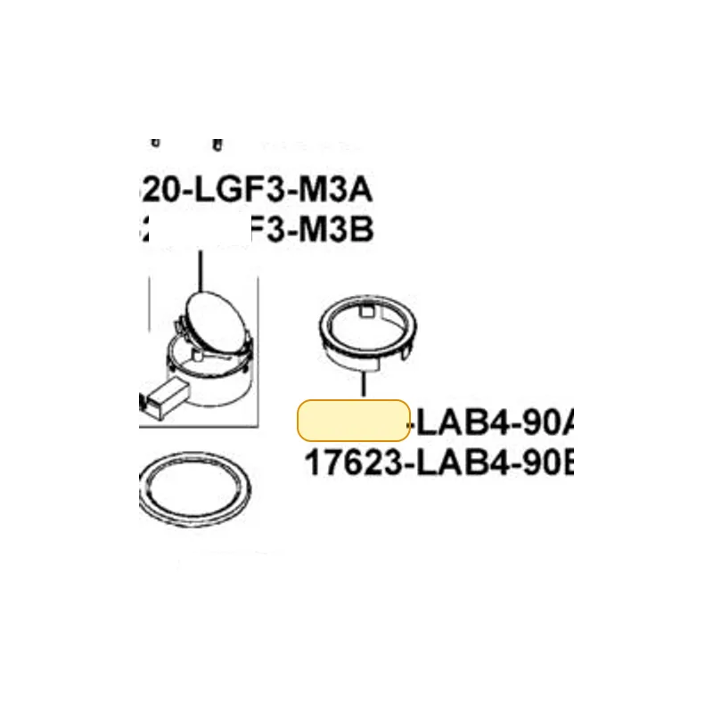 17623-LAB4-90B COLLAR FUEL FILLER — diagram cutout