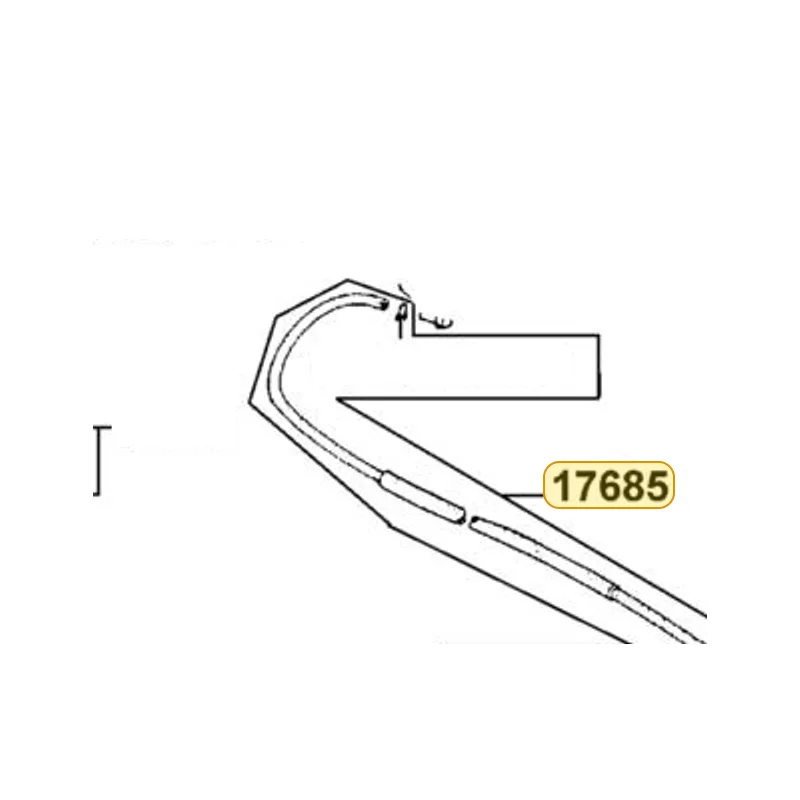 17685-LBC6-900 TUBE ASSY(COCK-INLET PIPE) — diagram cutout