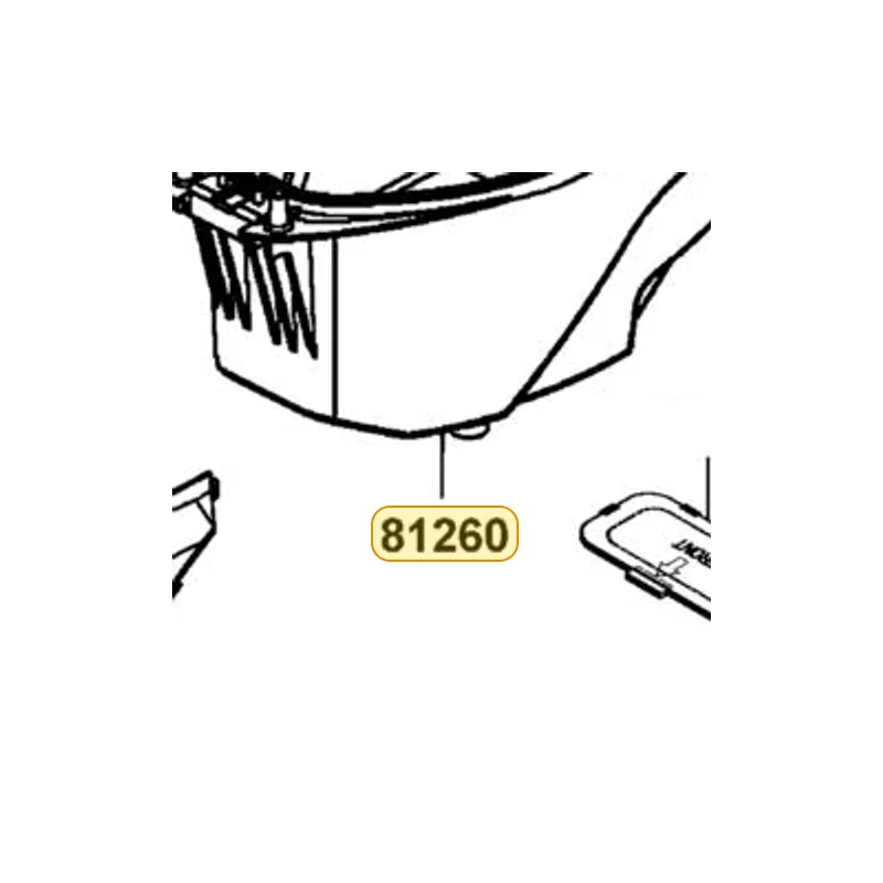 81260-LGF3-MG1 BOX ASSY LUGGAGE — diagram cutout