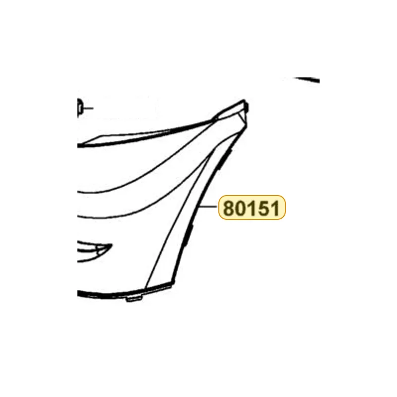 80151-LBC6-900-NVP COVER CENTER — diagram cutout