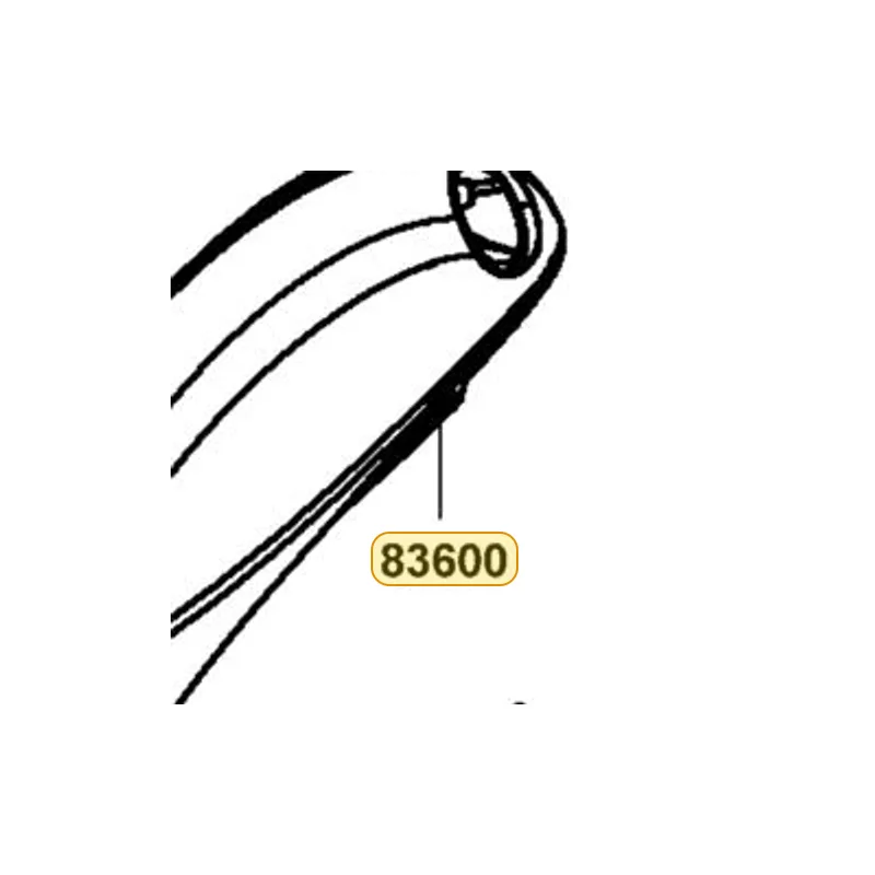 83600-LBC6-900-HKP COVER SET L BODY — diagram cutout